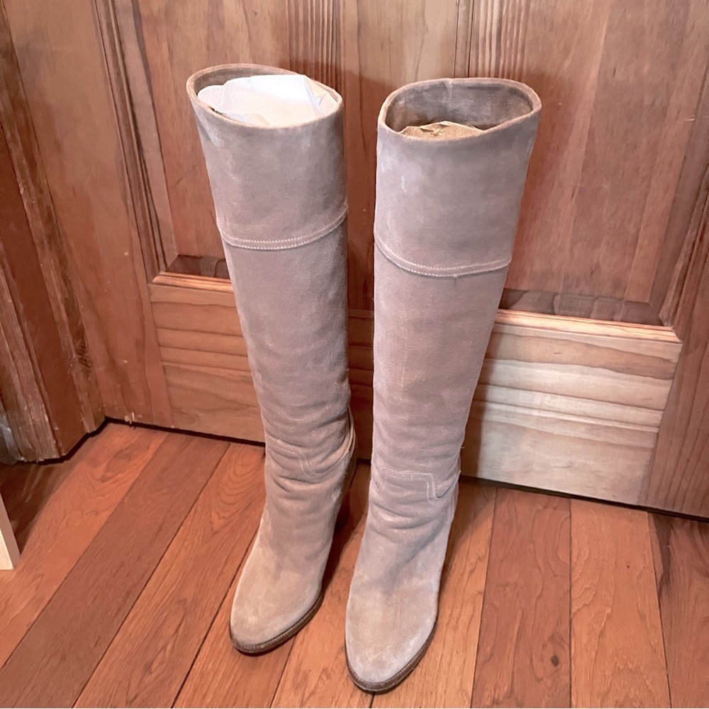 Ralph Lauren Suede Knee Boots